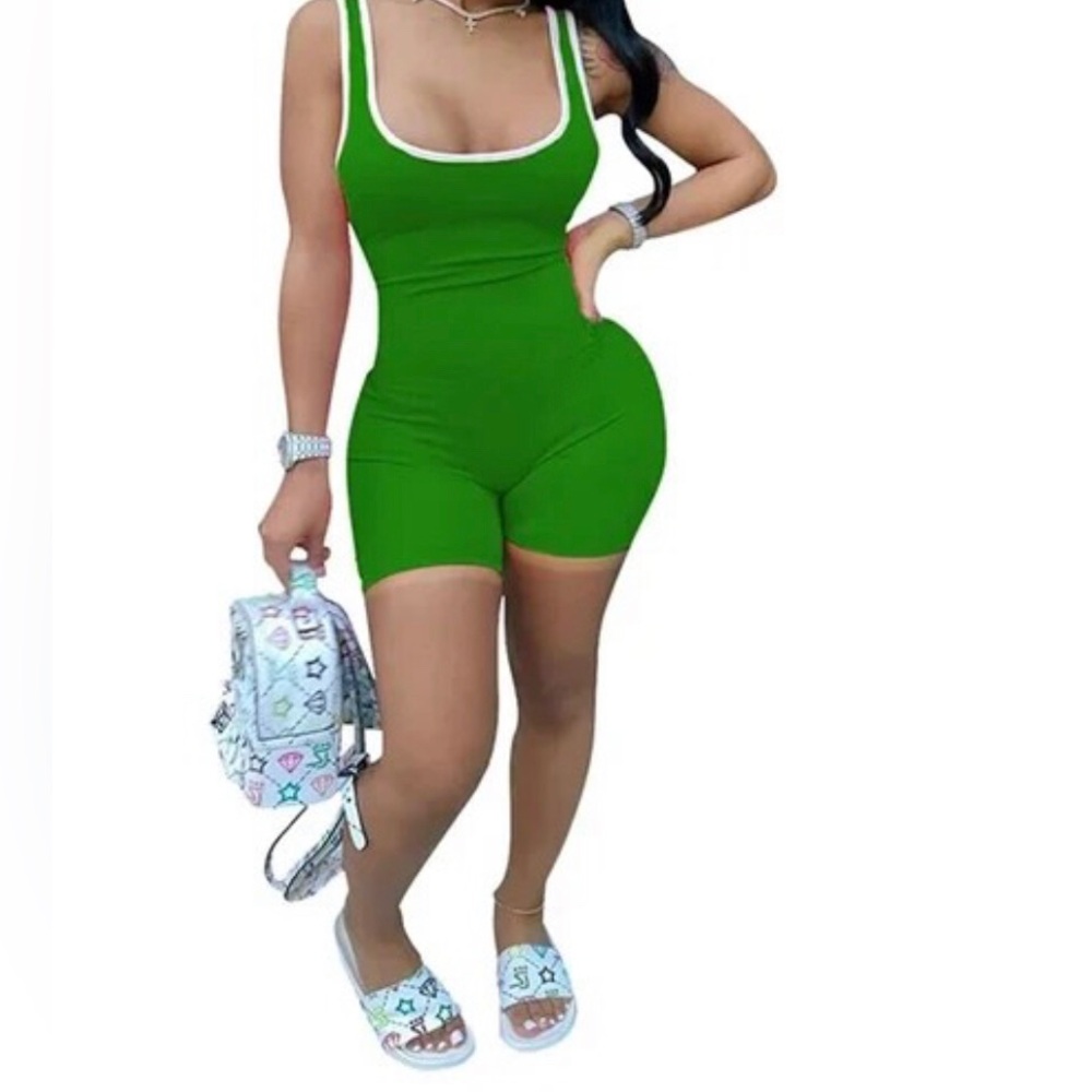 Hot Girl Summer Tank Shorts Romper